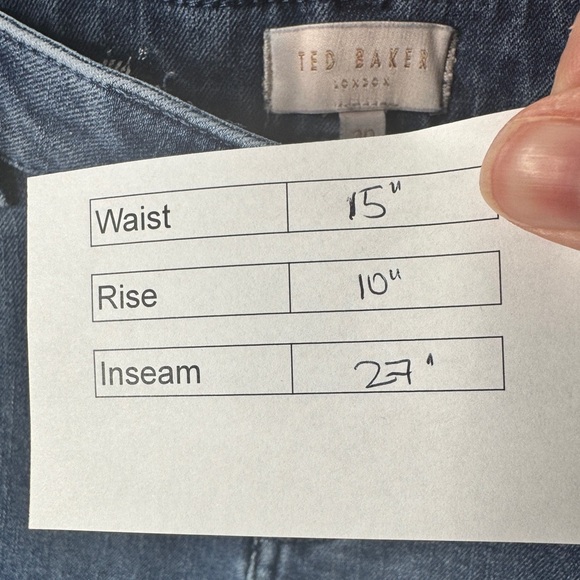 Ted Baker Dark Denim Skinny Jeans - Picture 10 of 10